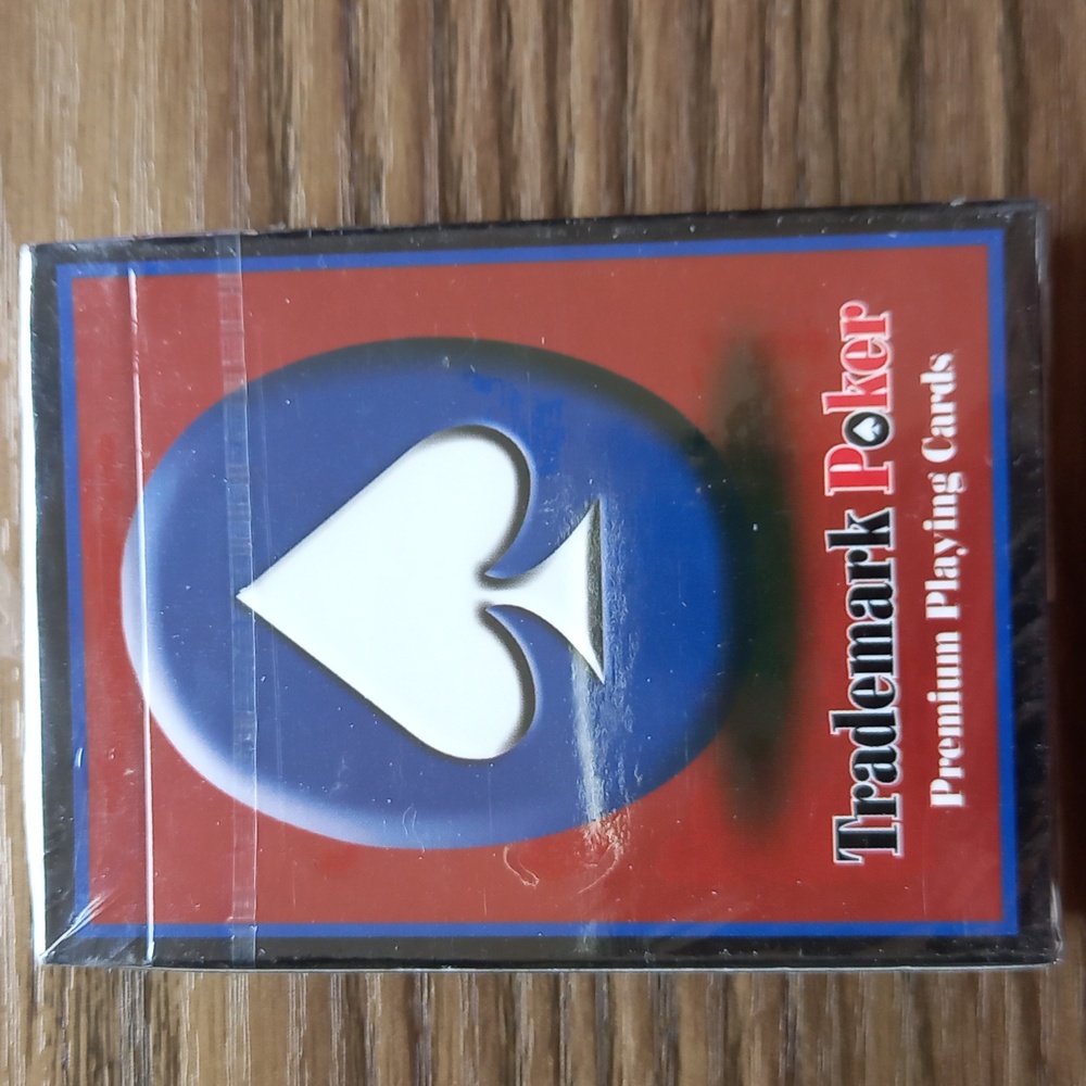 Sealed Trademark Poker cards